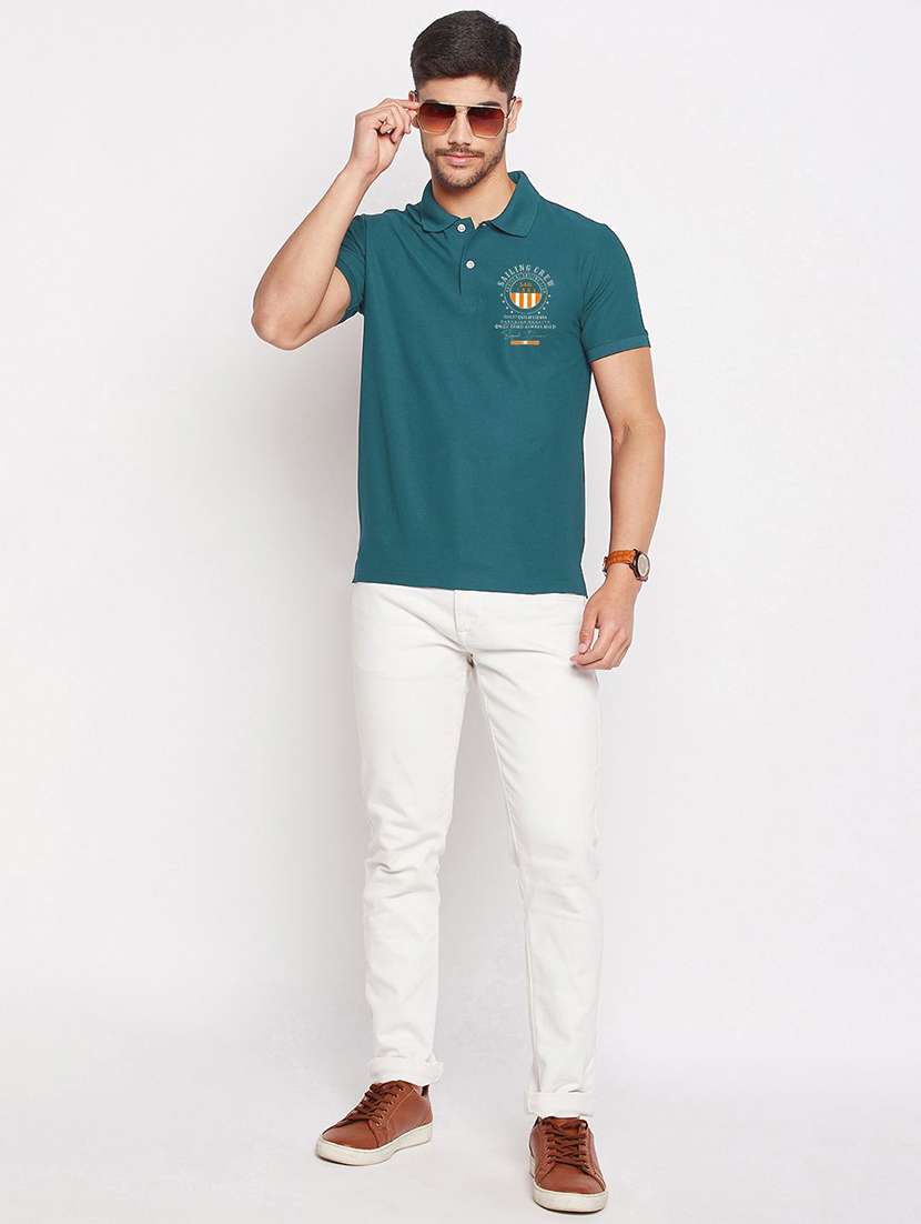 men solid short sleeve polo t-shirt - 22291904 -  Standard Image - 2