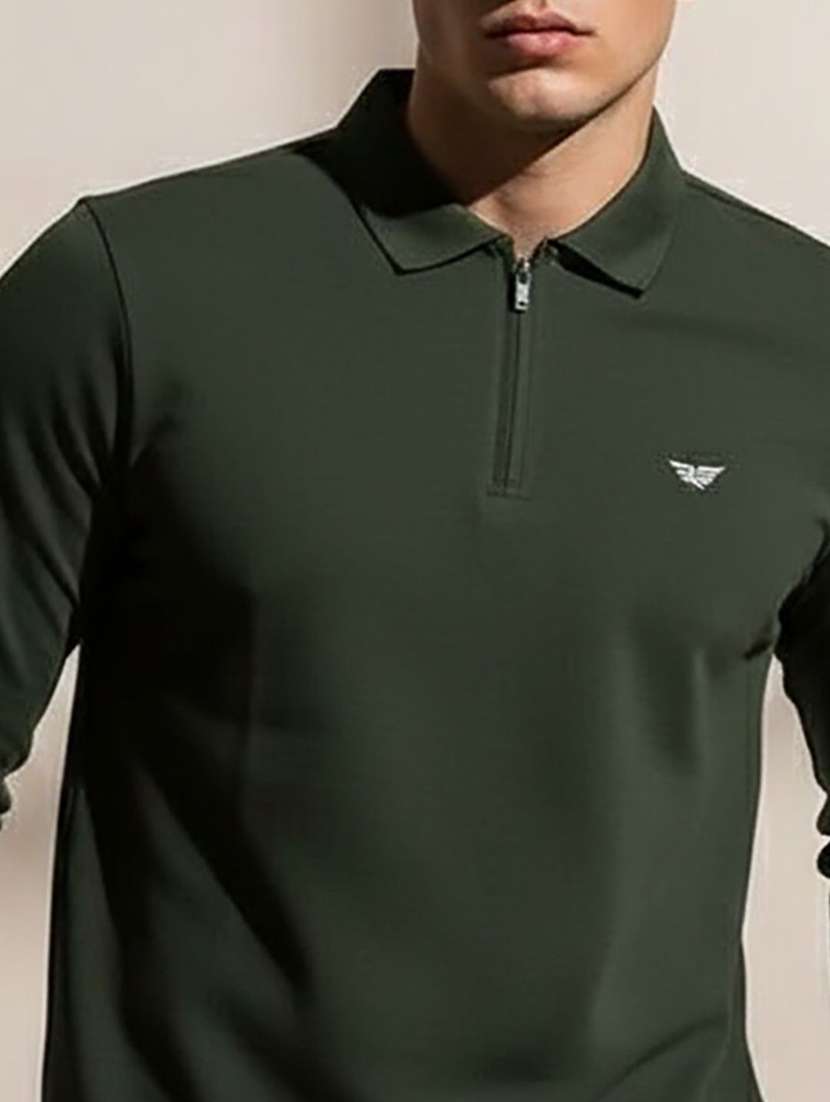 men solid long sleeve regular fit t-shirt - 22291906 -  Standard Image - 2