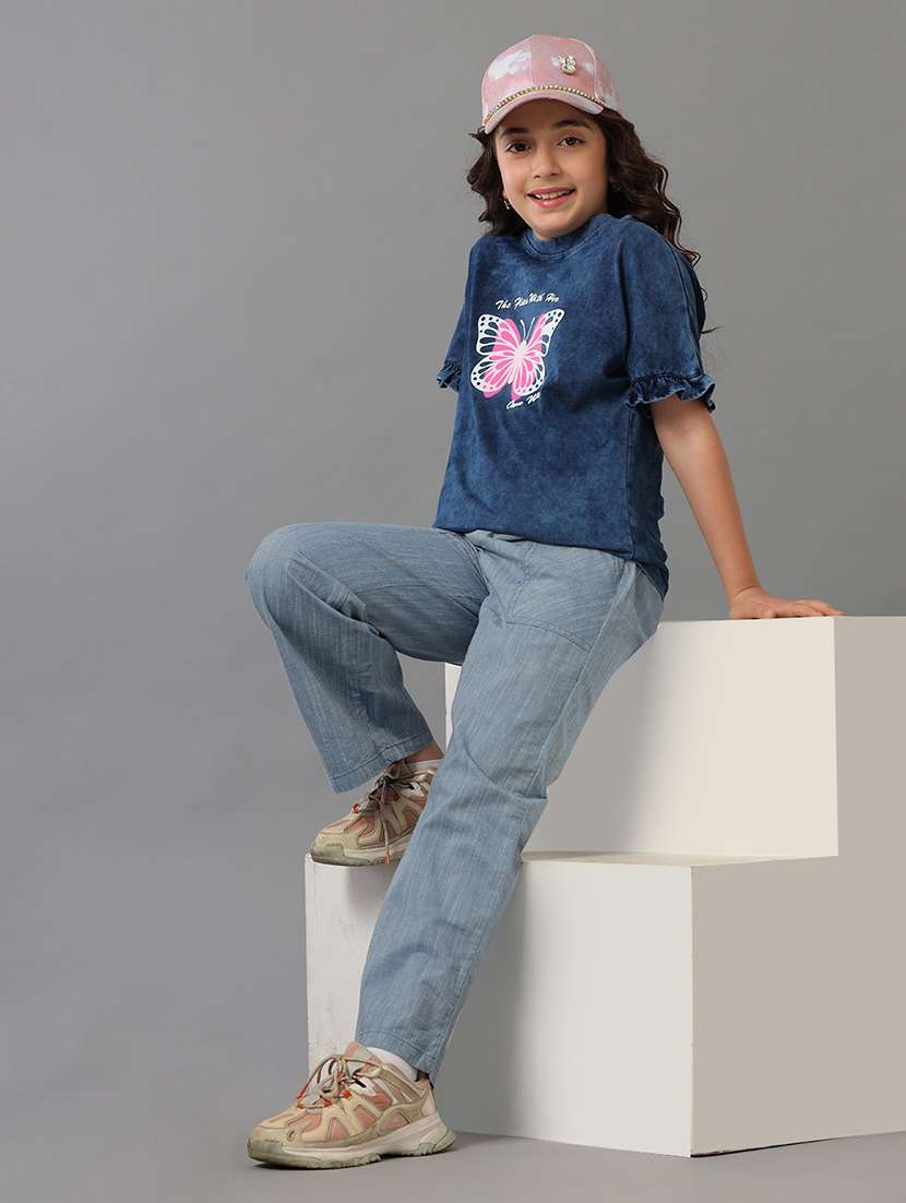 girls printed short sleeve tee - 22292022 -  Standard Image - 2