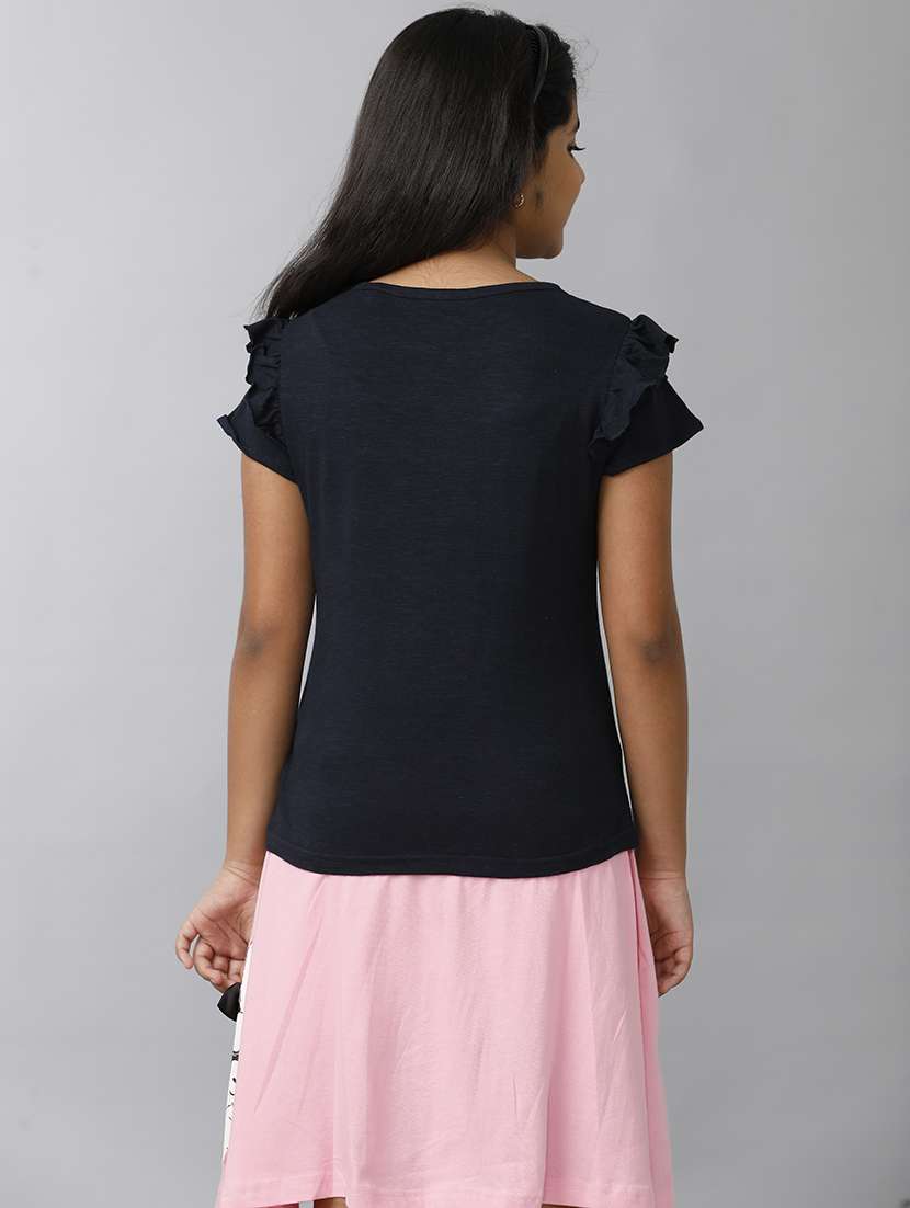 girls printed short sleeve tee - 22292035 -  Standard Image - 2