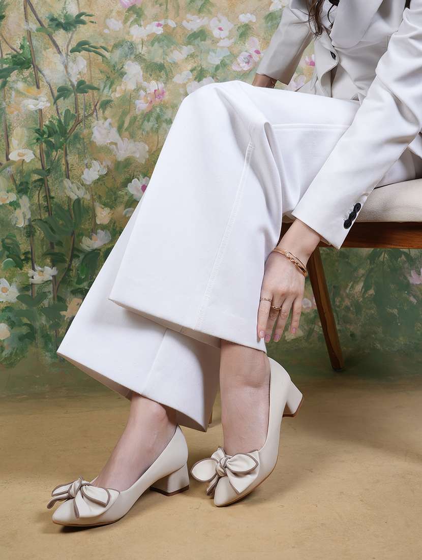 women solid slip on pump - 22292200 -  Standard Image - 2