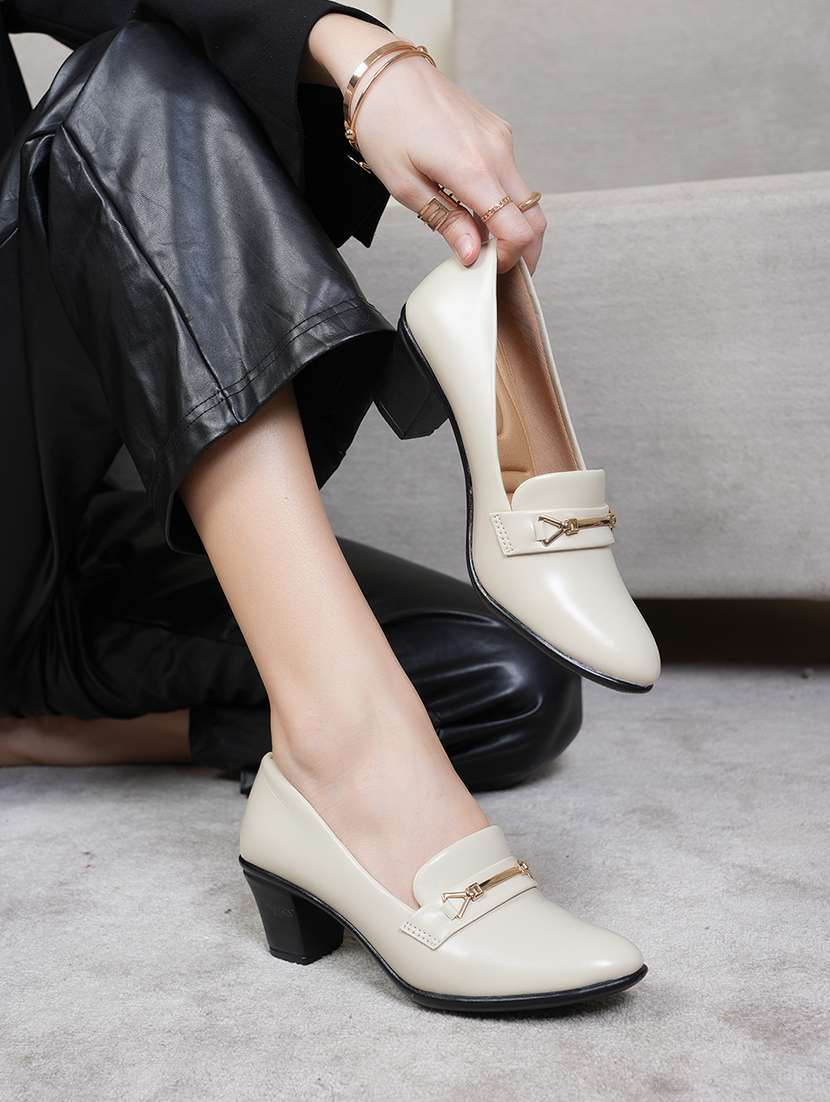 women solid slip on pump - 22292209 -  Standard Image - 2