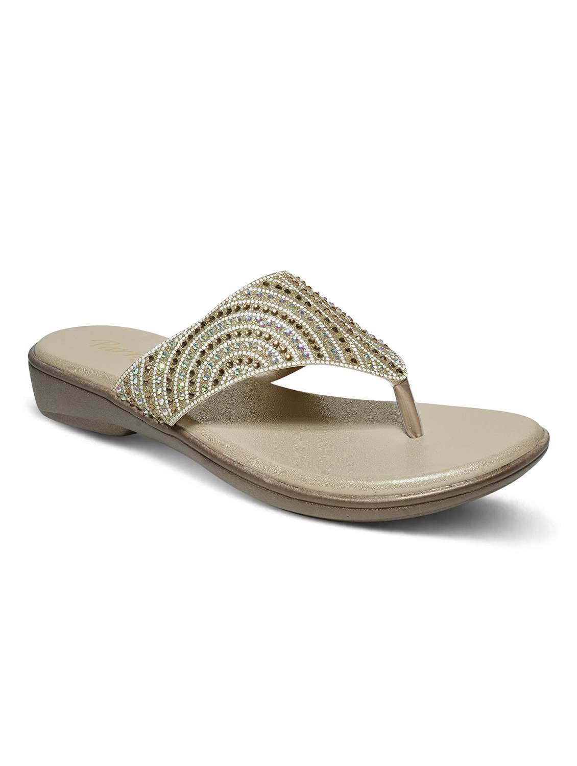 women embellished slip on flat sandals - 22292241 -  Standard Image - 2