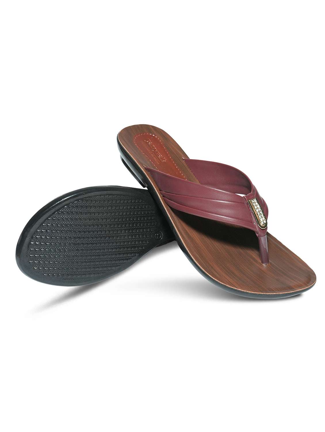 women solid slip on flat sandals - 22292272 -  Standard Image - 2