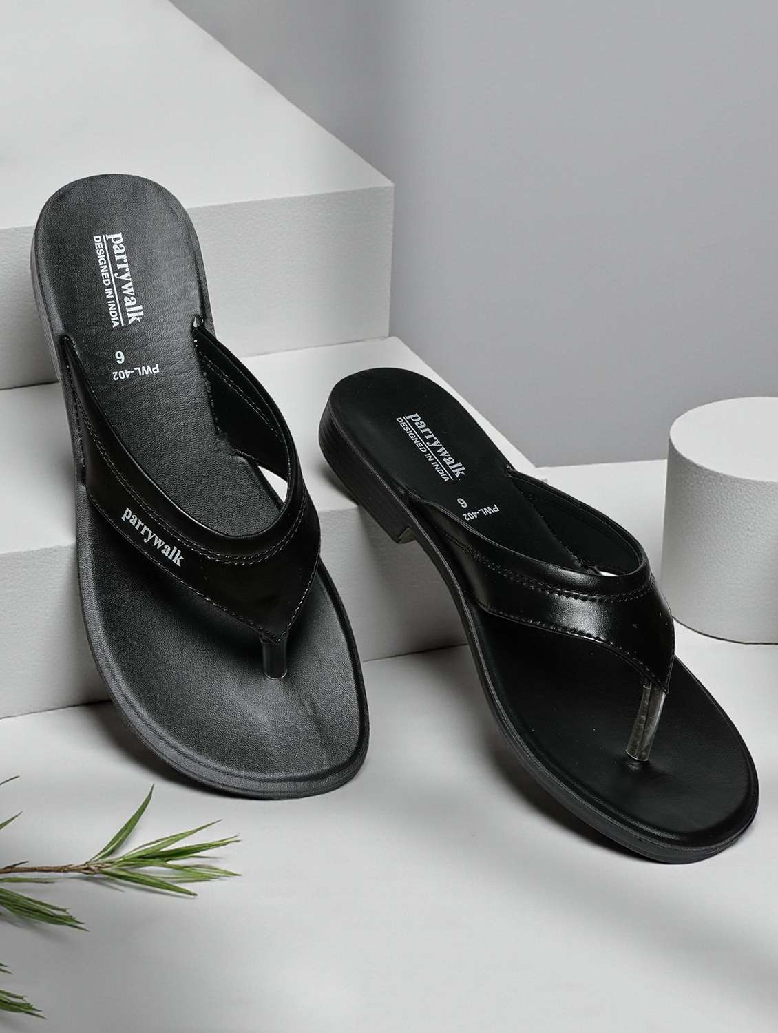 women solid slip on flat sandals