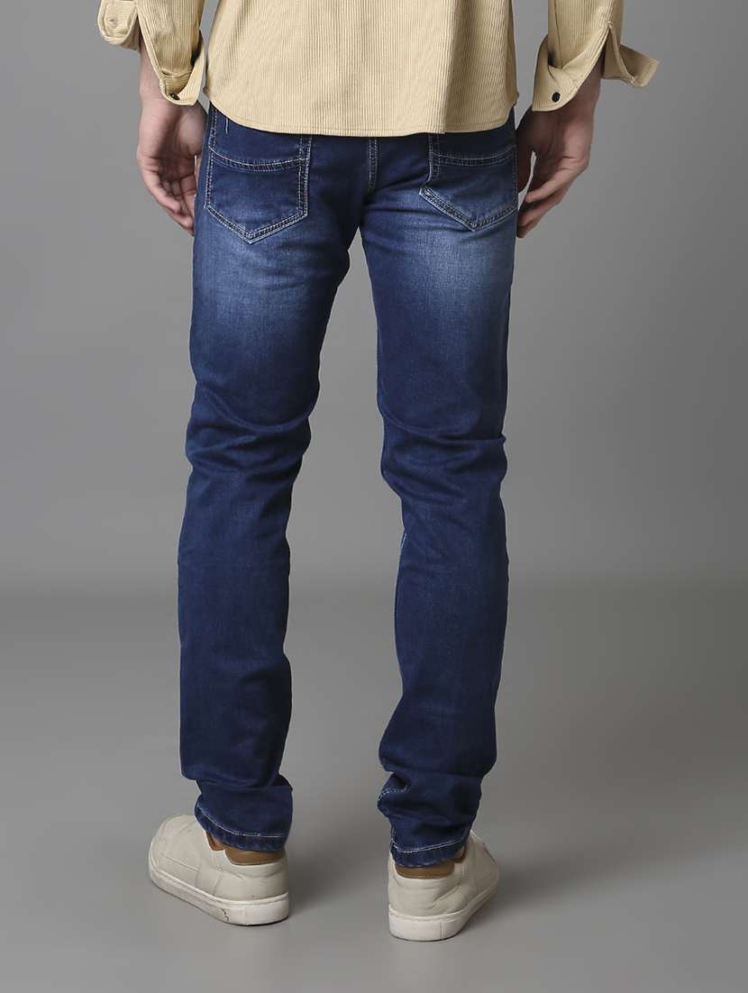 men washed mid rise full length jeans - 22292669 -  Standard Image - 2