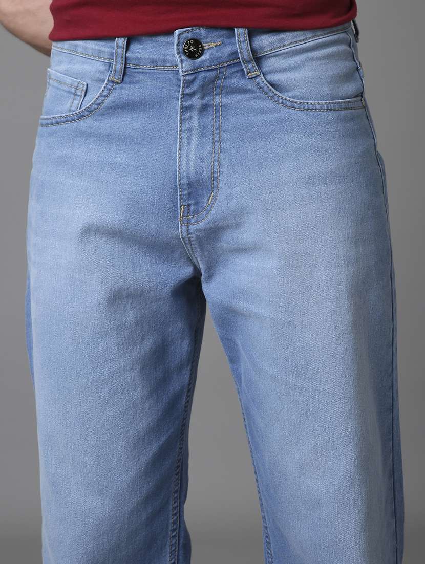 men washed high rise full length jeans - 22292675 -  Standard Image - 7