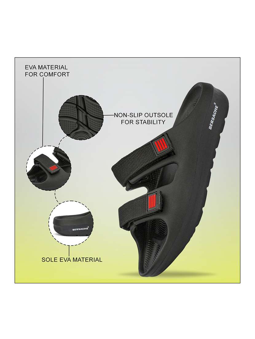 men solid slip on slider - 22293011 -  Standard Image - 2