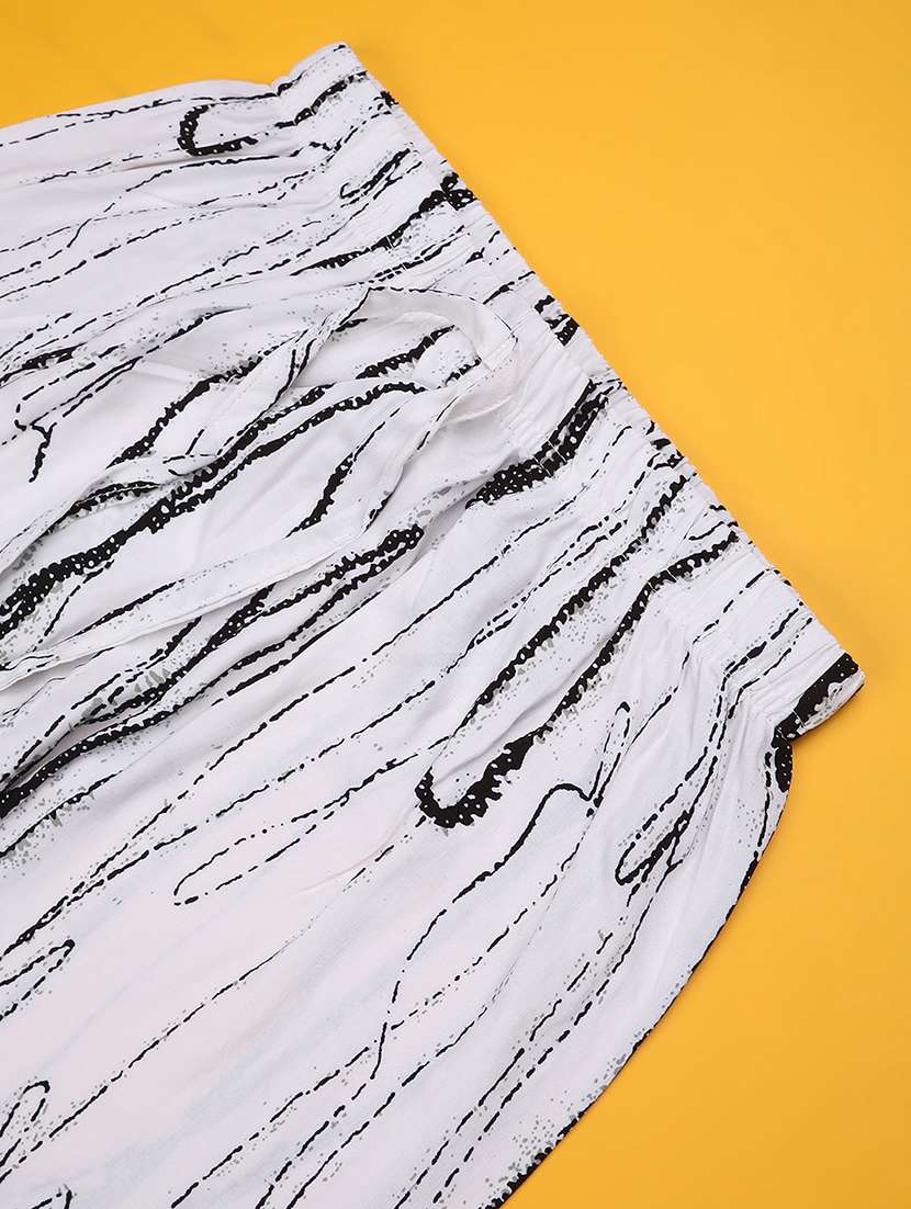 girls printed mid rise loungewear pyjama - 22293218 -  Standard Image - 2