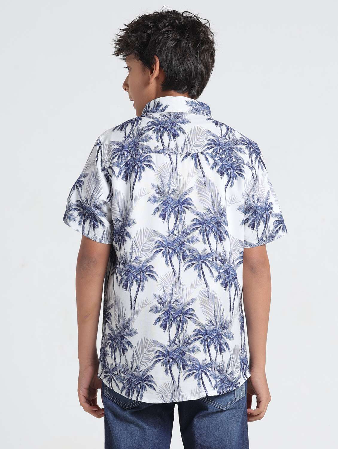 boys printed short sleeve casual shirt - 22293458 -  Standard Image - 2