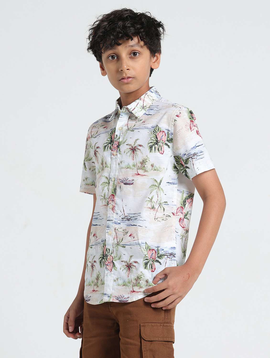 red cotton shirt - 22293462 -  Standard Image - 2