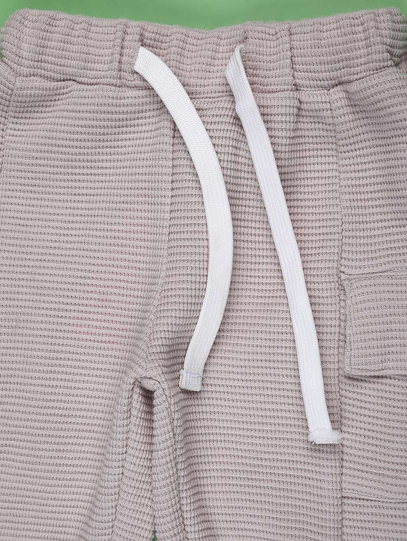 boys solid mid rise cargo jogger - 22293792 -  Standard Image - 2