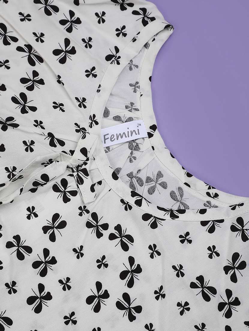 girls printed sleeveless twin set - 22293794 -  Standard Image - 2