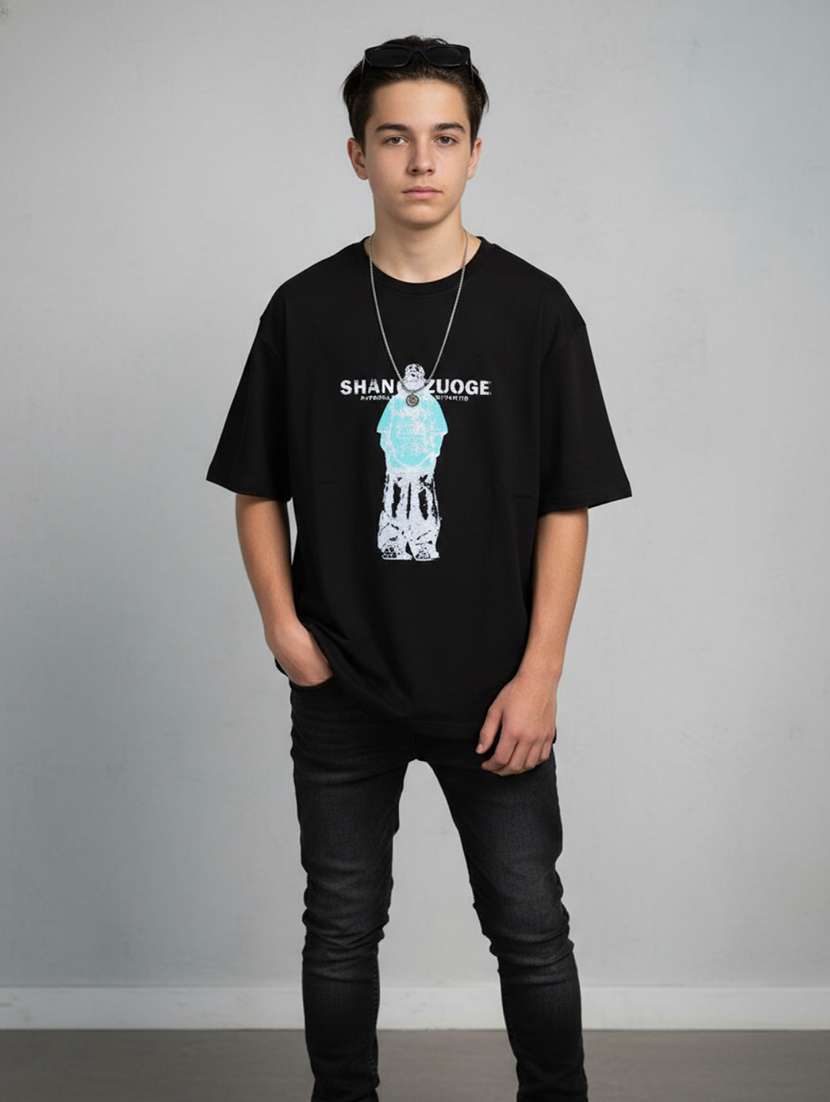 boys printed short sleeve t-shirt  - 22293798 -  Standard Image - 2