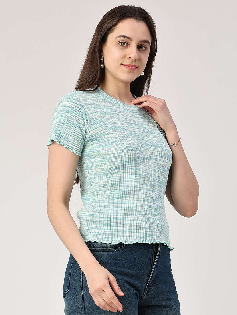 Women Printed Short Sleeves Regular Fit T-shirt - 22293860 -  Standard Image - 2