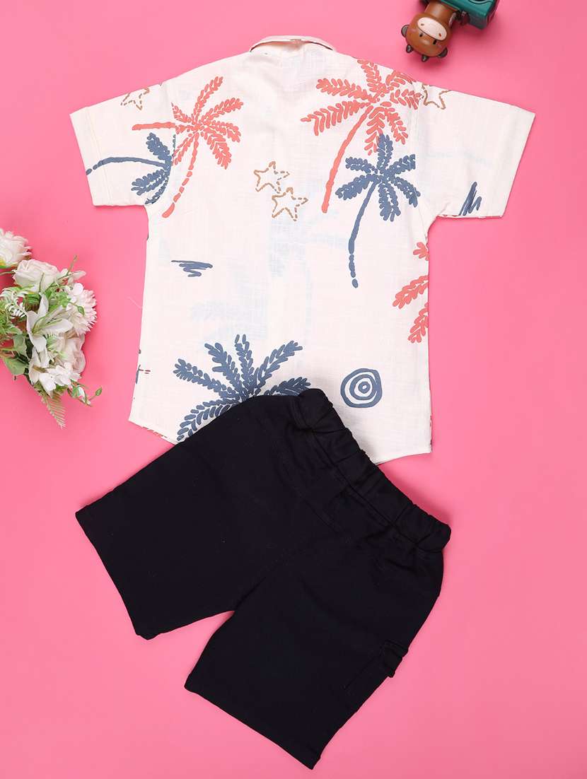 kids printed shirt and shorts set - 22294044 -  Standard Image - 2