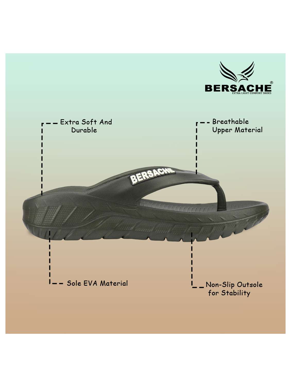 men solid toe seperator slipper - 22294279 -  Standard Image - 2