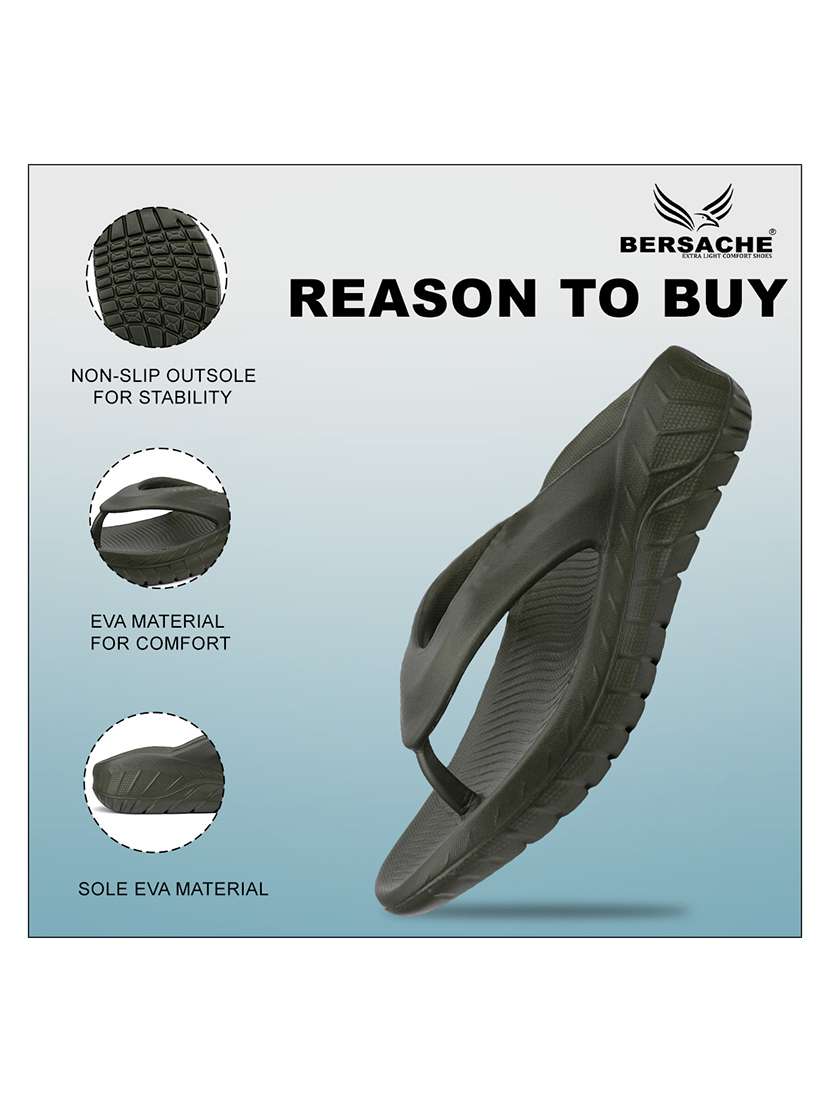 men solid toe seperator slipper - 22294279 -  Standard Image - 7