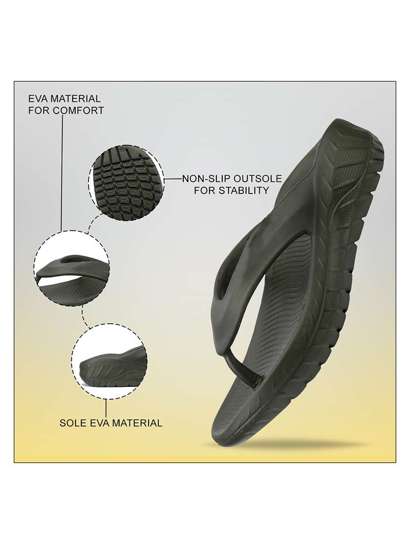 men solid toe seperator slipper - 22294293 -  Standard Image - 7