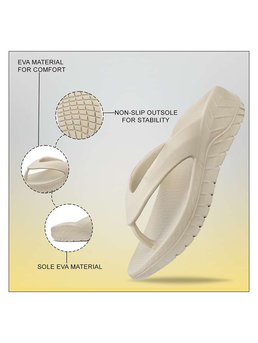 men solid toe seperator slipper - 22294294 -  Standard Image - 7