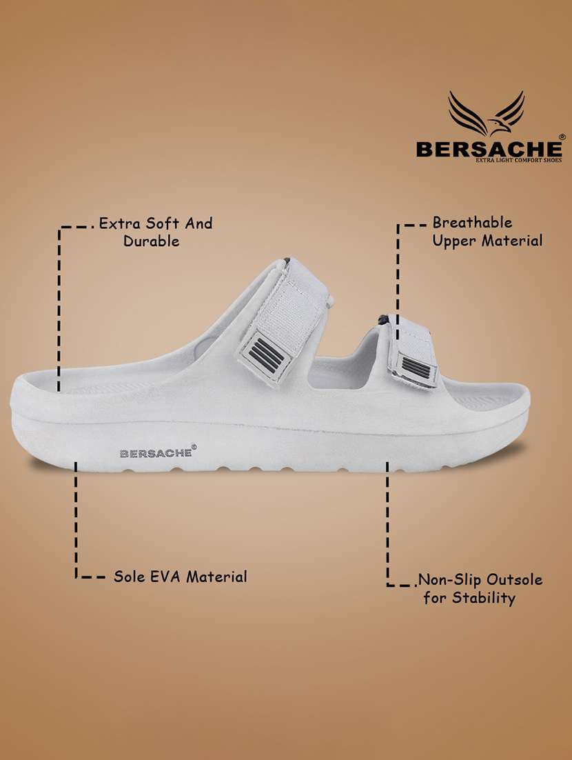 men solid slip on slider - 22294300 -  Standard Image - 2