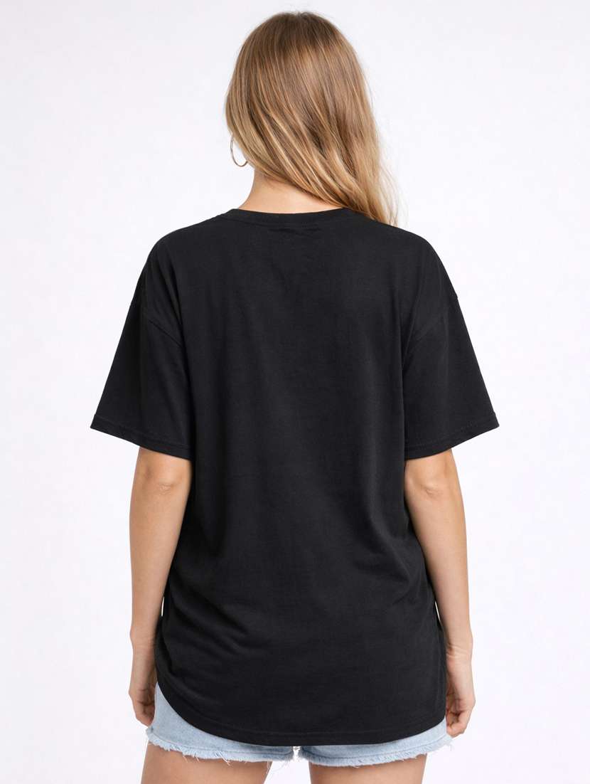 women pack of 2 printed oversized t-shirt - 22294851 -  Standard Image - 2