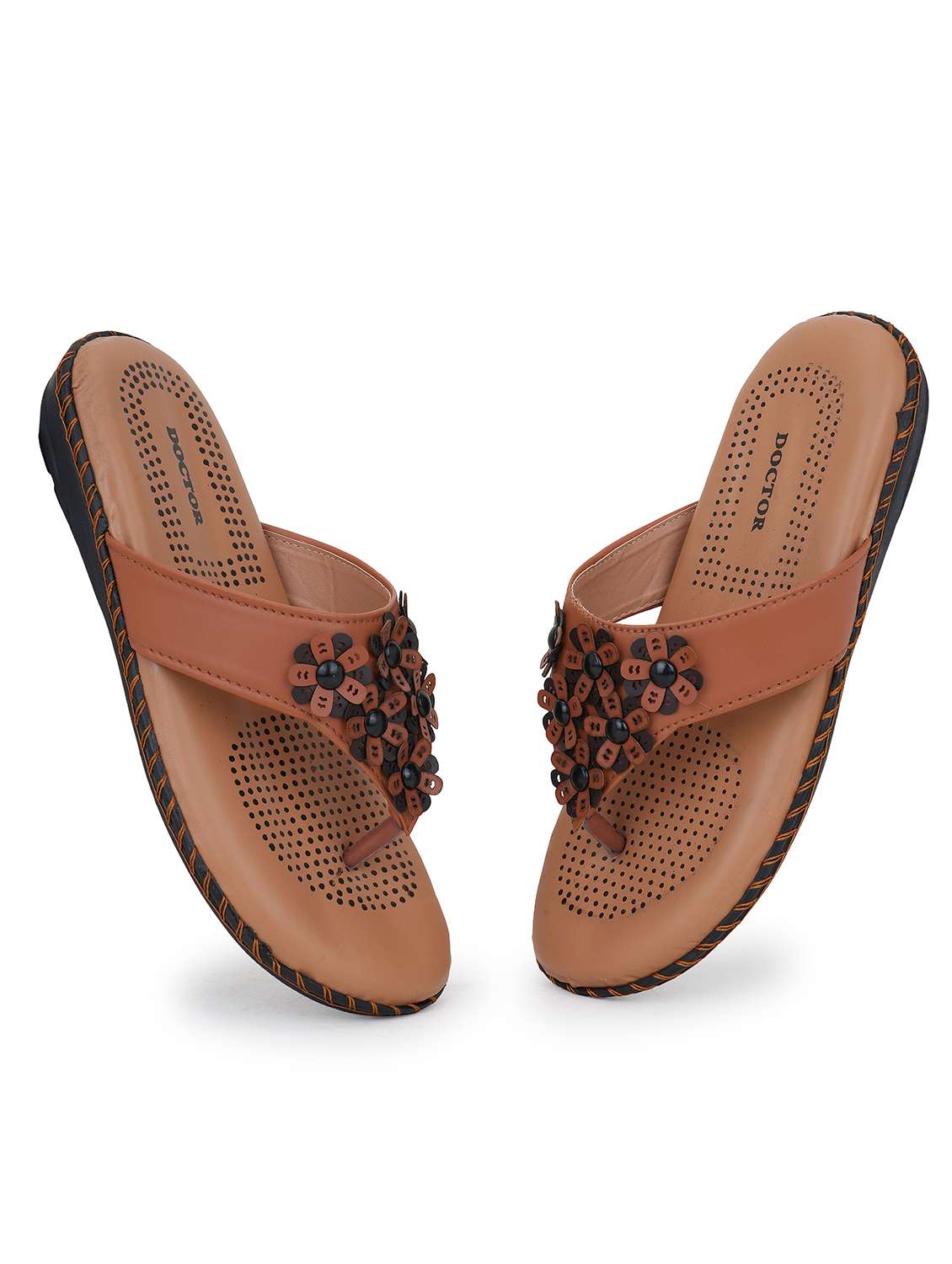 women solid slip on flat sandal - 22295043 -  Standard Image - 2