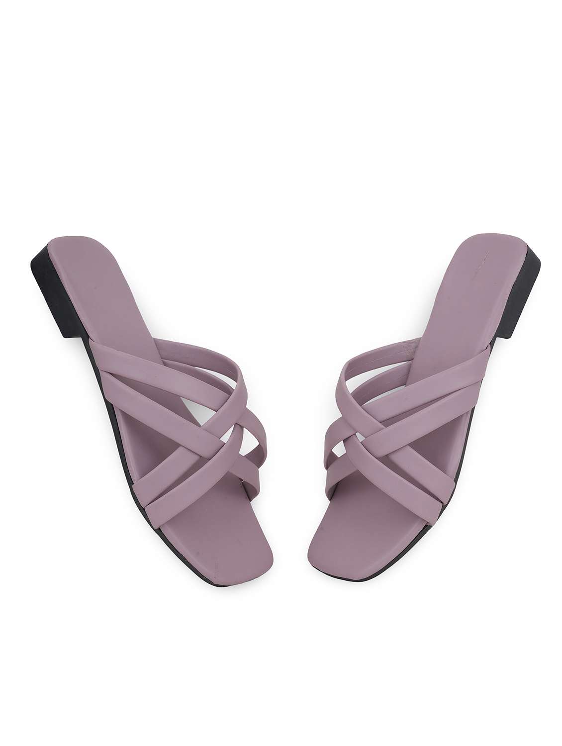 women solid slip on flat sandal - 22295053 -  Standard Image - 2