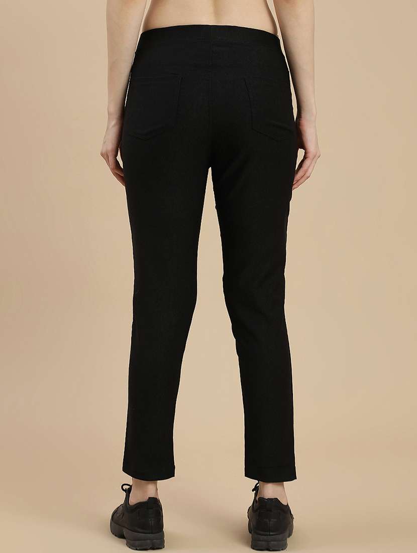 women solid mid rise jegging - 22295632 -  Standard Image - 2