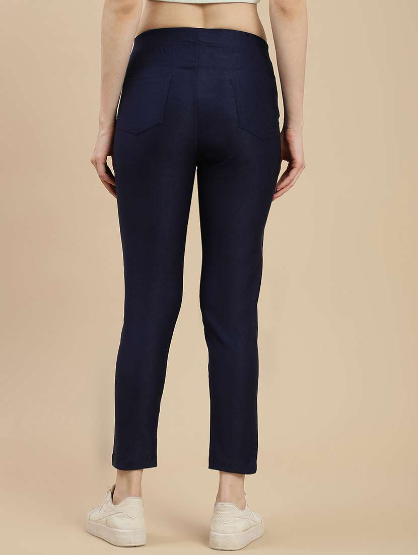 women solid mid rise jegging - 22295633 -  Standard Image - 2