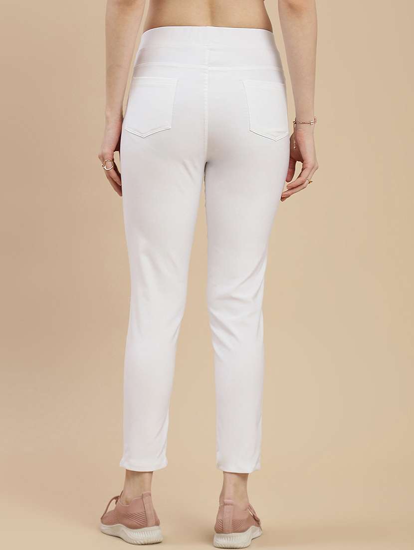 women solid mid rise jegging - 22295634 -  Standard Image - 2