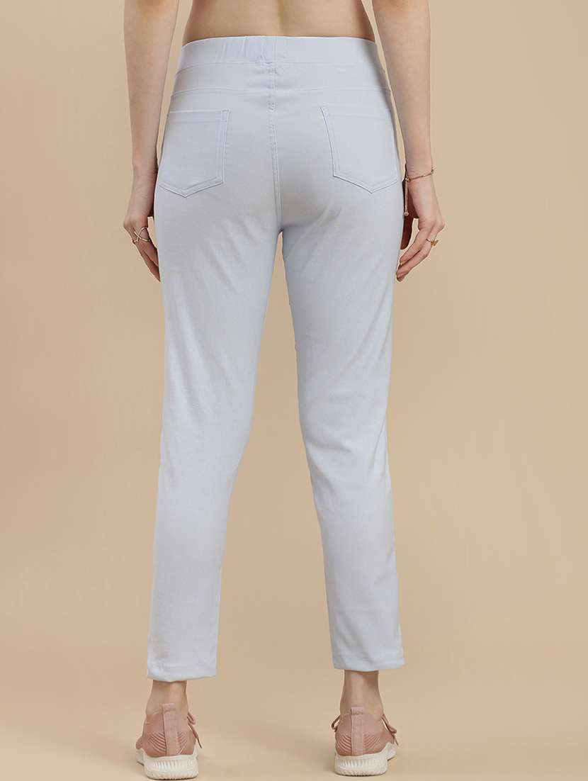 women solid mid rise jegging - 22295635 -  Standard Image - 2