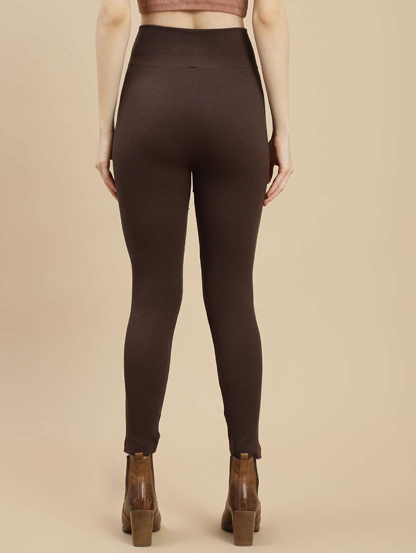 women solid high rise woolen legging - 22295645 -  Standard Image - 2