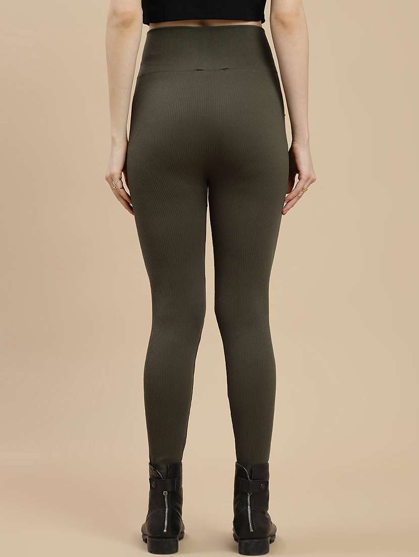 women solid high rise woolen legging - 22295648 -  Standard Image - 2