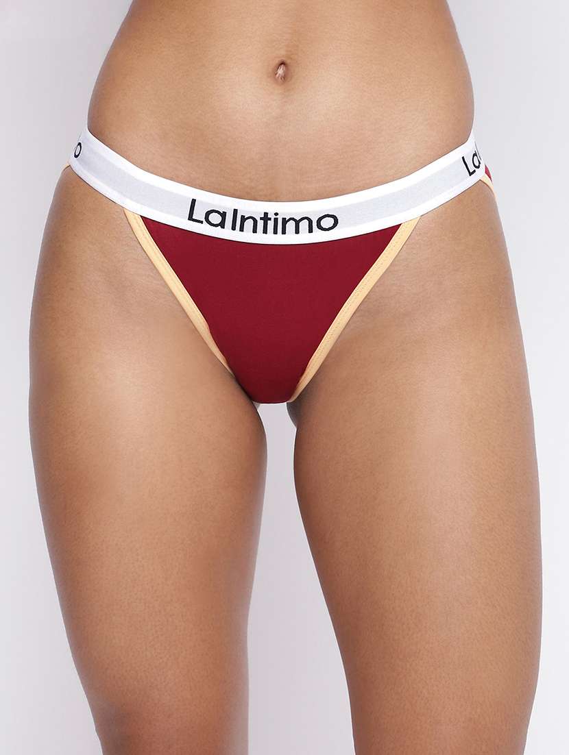 women pack of 6 solid low rise panty - 22295744 -  Standard Image - 2