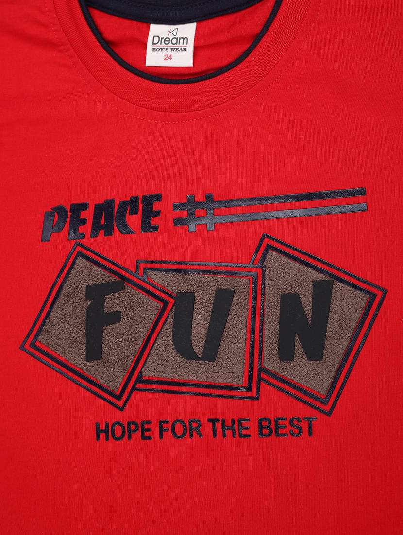 Boys Printed T-shirt & Shorts Co-ords Set - 22296145 -  Standard Image - 2