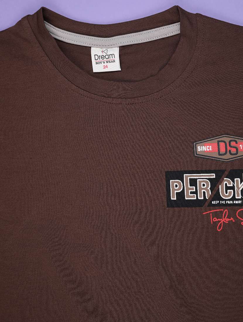 boys printed t-shirt & shorts co-ords set - 22296154 -  Standard Image - 2