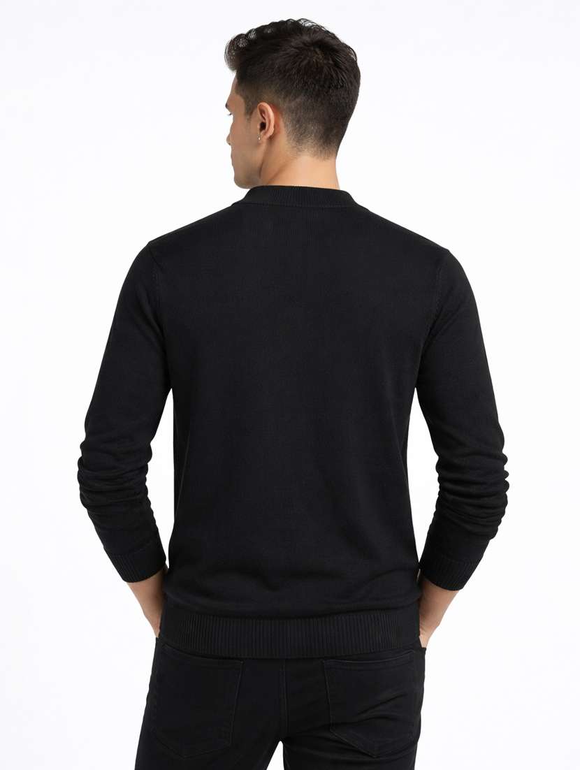 men solid long sleeve regular fit pullover - 22296271 -  Standard Image - 2