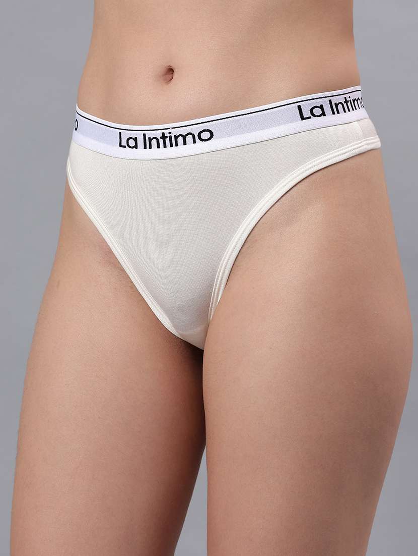 women solid low rise bikni panty - 22296336 -  Standard Image - 2