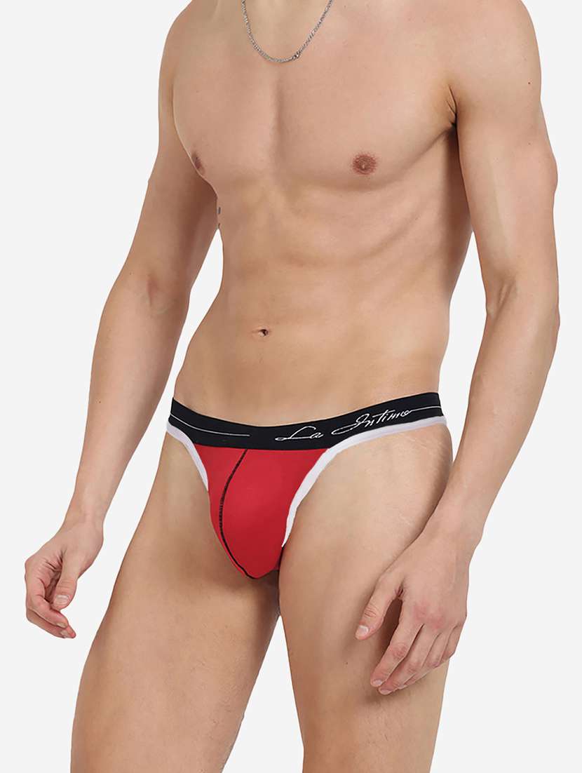 men solid thongs brief - 22296467 -  Standard Image - 2