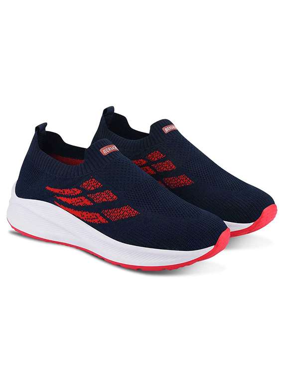 men printed slip on sport shoes - 22296491 -  Standard Image - 2