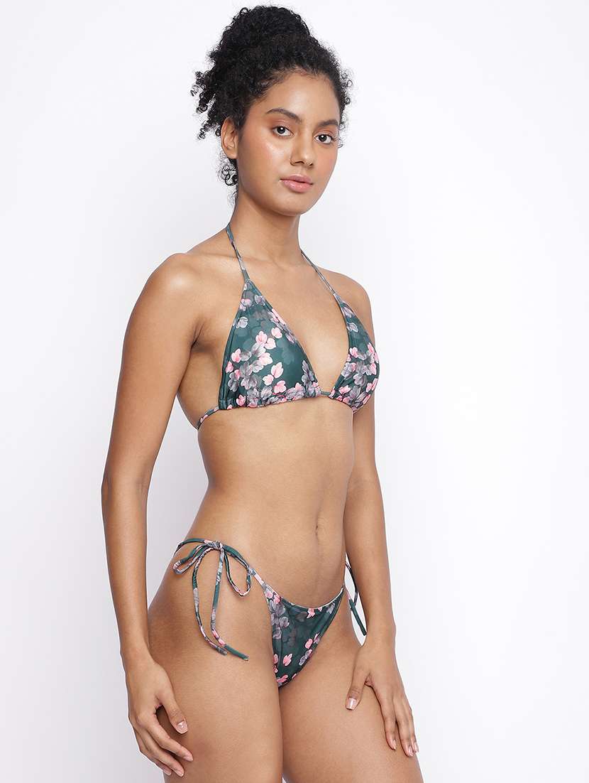 women printed swimwear bikni set - 22296529 -  Standard Image - 2