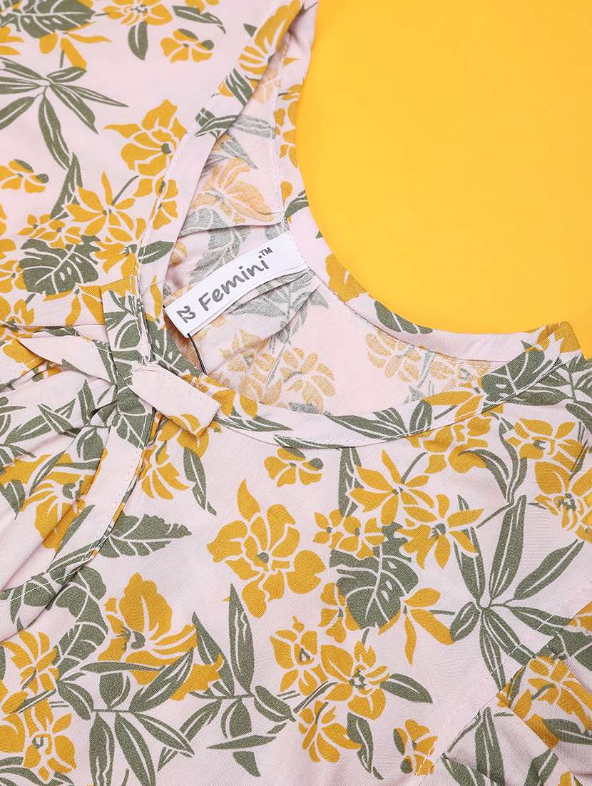 girls floral print top and short set - 22296951 -  Standard Image - 2