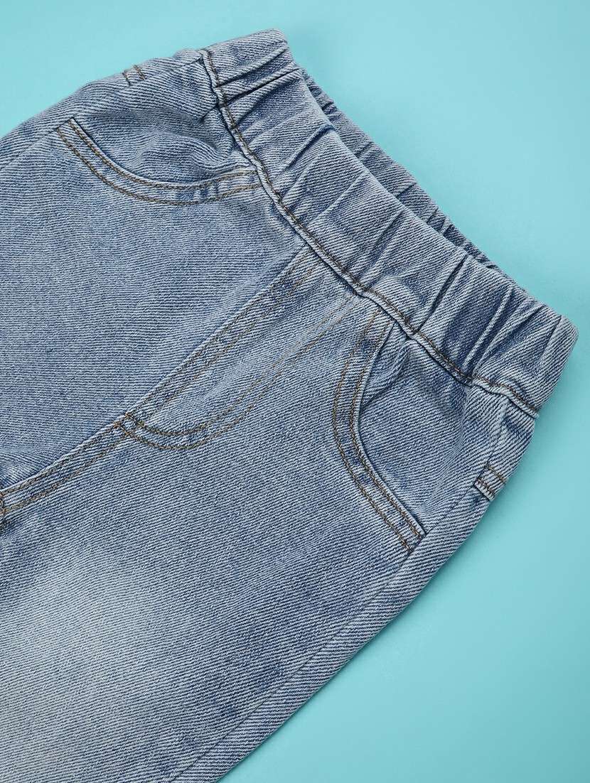 girls solid mid rise bootcut jean - 22296987 -  Standard Image - 2