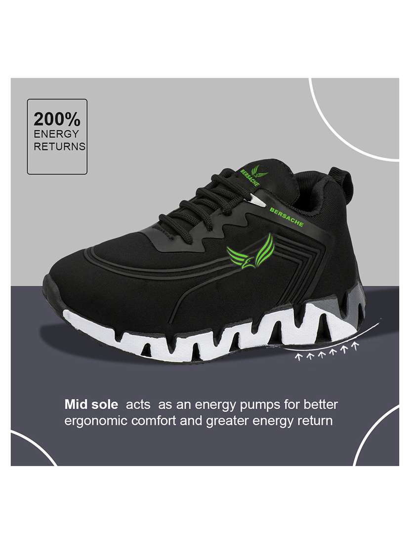 boys solid lace up sports shoe - 22297183 -  Standard Image - 2