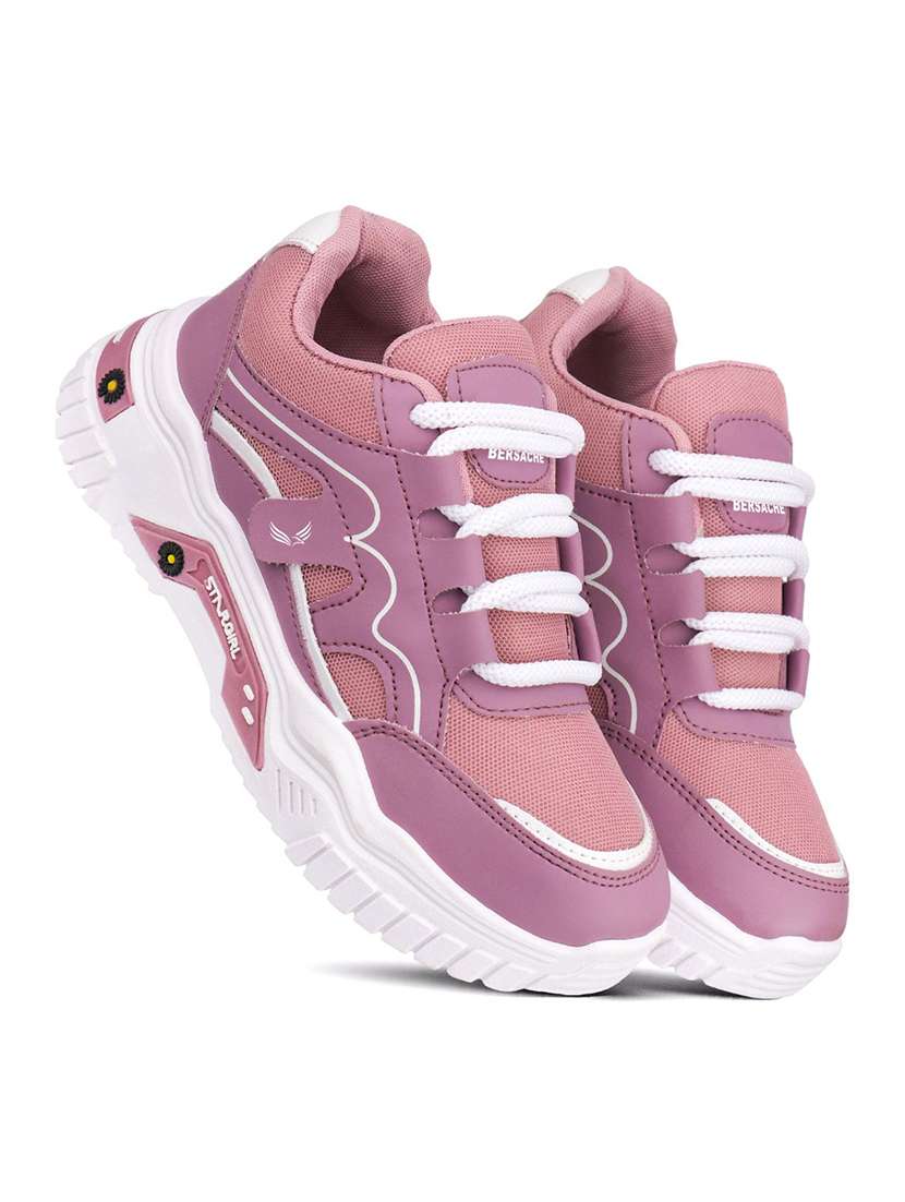 women solid lace-up casual shoe - 22297225 -  Standard Image - 2