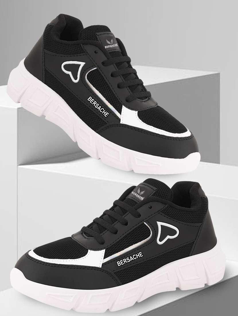 women solid lace-up casual shoe