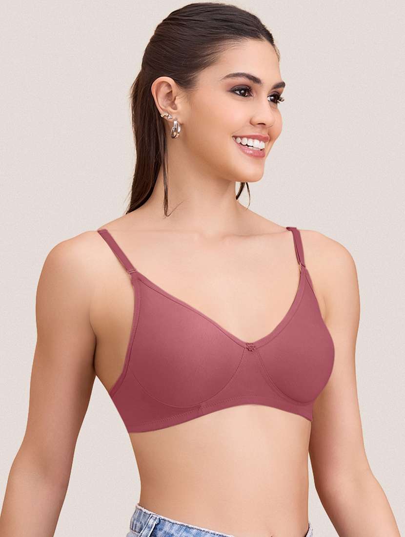 women pack of 3 solid non padded bra - 22297280 -  Standard Image - 2