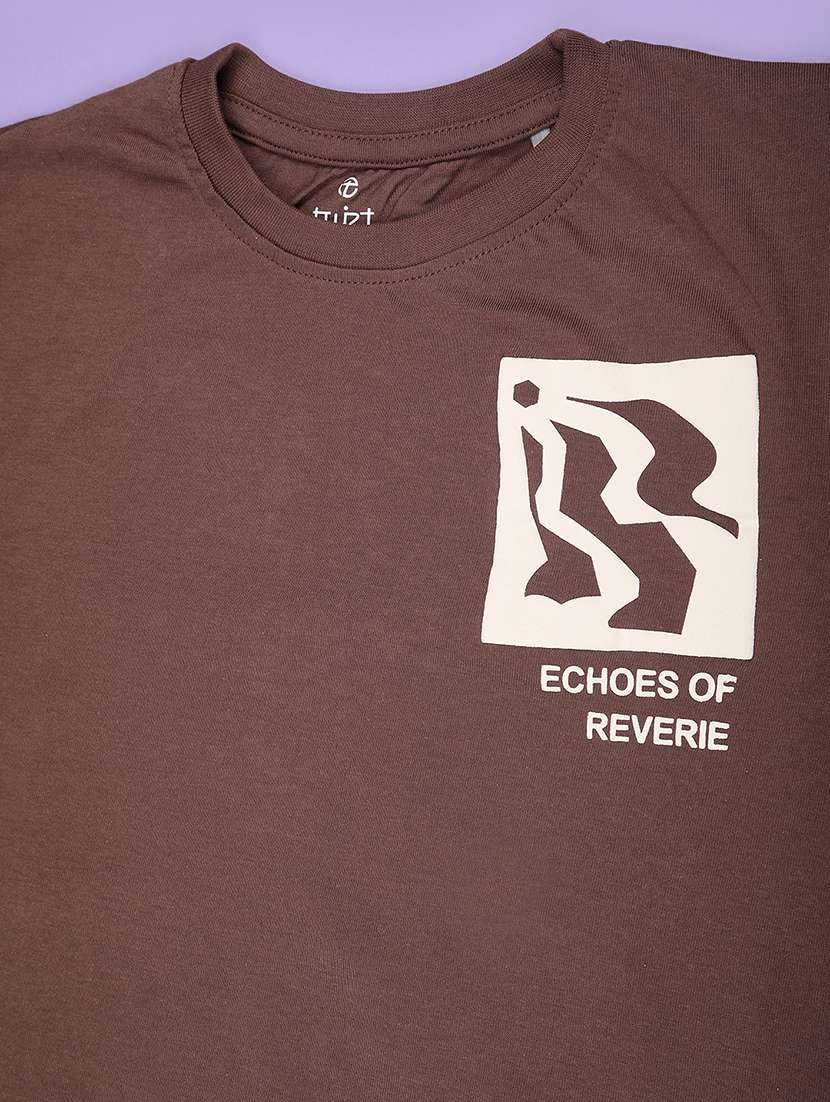 boys brown cotton printed t-shirt - 22297961 -  Standard Image - 2