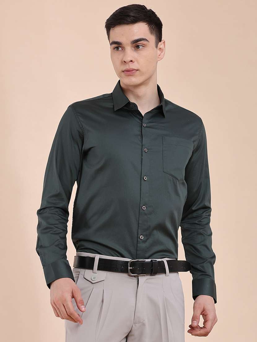 men solid long sleeves formal shirt - 22298096 -  Standard Image - 2